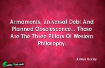 Armaments Universal Debt And Planned