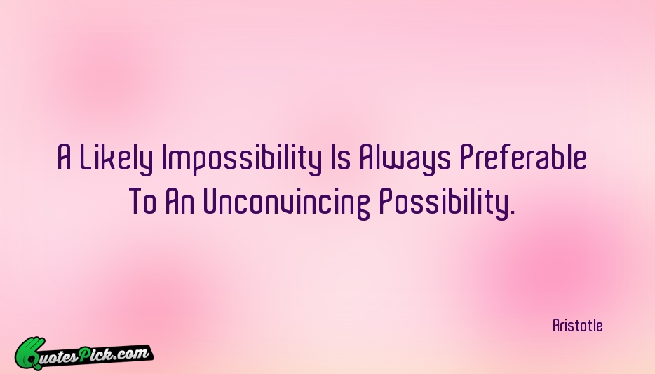 possibility Quotes