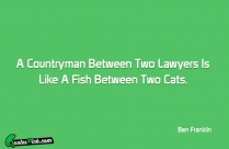 A Countryman Between Two Lawyers Quote