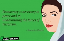 Democracy Is Necessary To Peace