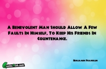 A Benevolent Man Should Allow