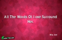 All The Words Of Love Quote