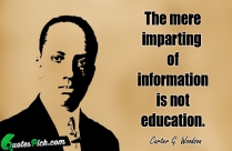 The Mere Imparting Of Information