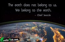 The Earth Does Not Belong