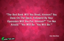 The Red Book Will You Quote