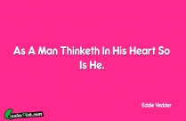 As A Man Thinketh In Quote