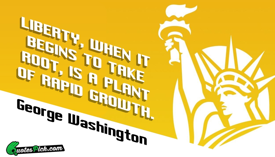 Liberty When It Begins To Take Quote by George Washington