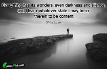 Everything Has Its Wonders Even Quote