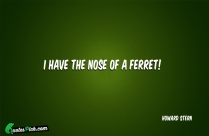 I Have The Nose Of