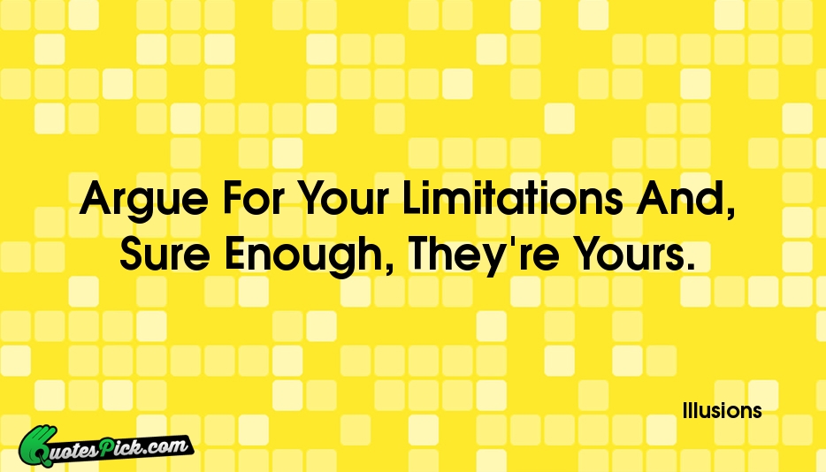 Limitaion Quotes