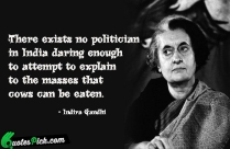 There Exists No Politician In