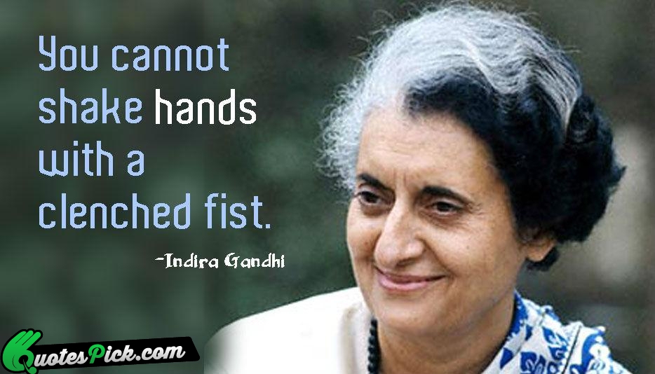 Indira Gandhi Quotes