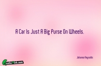 A Car Is Just A Quote