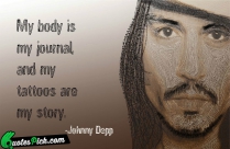 My Body Is My Journal Quote