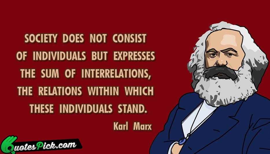 Society Does Not Consist Of Individuals Quote by Karl Marx