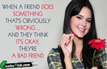 When A Friend Does Something