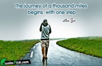 The Journey Of A Thousand Quote