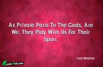 As Private Parts To The Quote