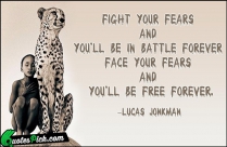 Fight Your Fears Quote