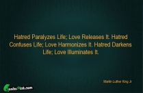 Hatred Paralyzes Life Love Releases