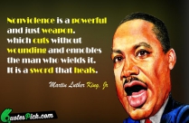 Nonviolence Is A Powerful Quote