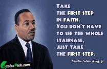Take  The First Step Quote