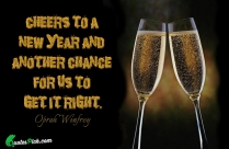Cheers To A New Year Quote