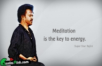 Meditation Is Key To Energy Quote