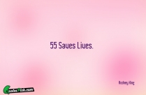 55 Saves Lives Quote
