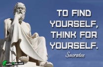 To Find Yourself Think For
