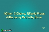 1Chair 2Chains 3Eyelid Props 4The