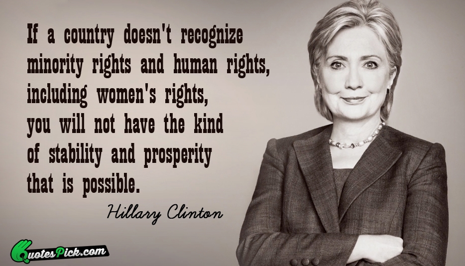 If A Country Doesnt Recognize Minority Quote by Unknown