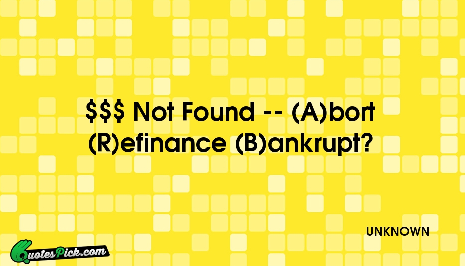 Bankruptcy Quotes