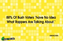 88 Of Bush Voters Have Quote