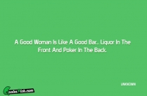A Good Woman Is Like Quote
