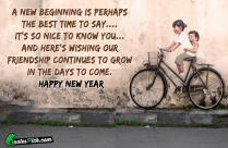 A New Beginning Is Perhaps Quote