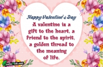 A Valentine Is A Gift Quote