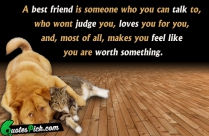 A Best Friend Is Someone Quote