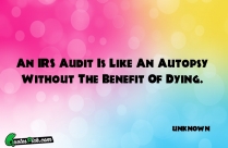 An IRS Audit Is Like Quote