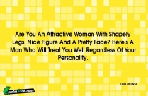 Are You An Attractive Woman Quote