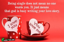 Being Single Does Not Mean