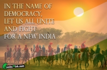 In The Name Of Democracy Quote