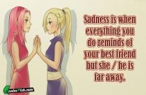 Sadness Is When Everything You Quote