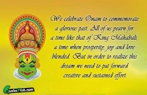We Celebrate Onam To Commemorate Quote