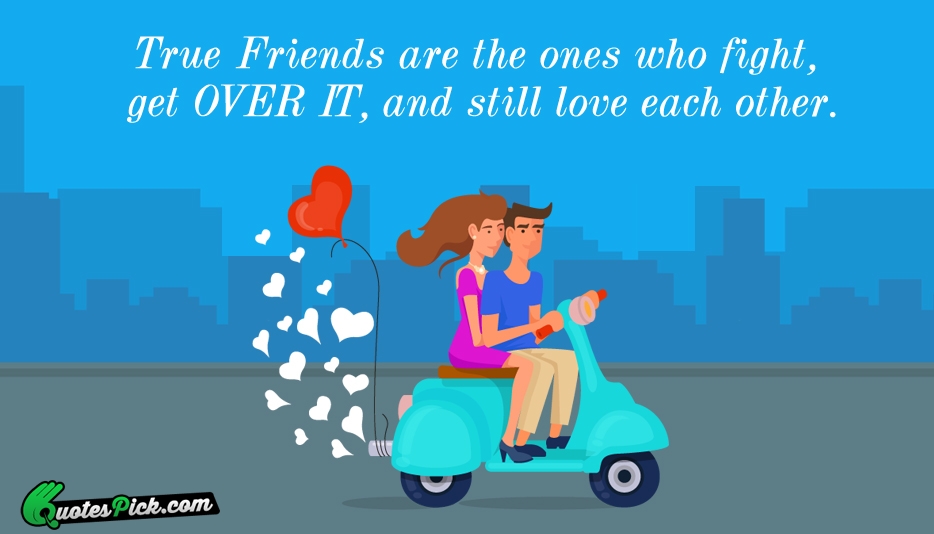 True Friends Are The Ones Who Quote by Unknown
