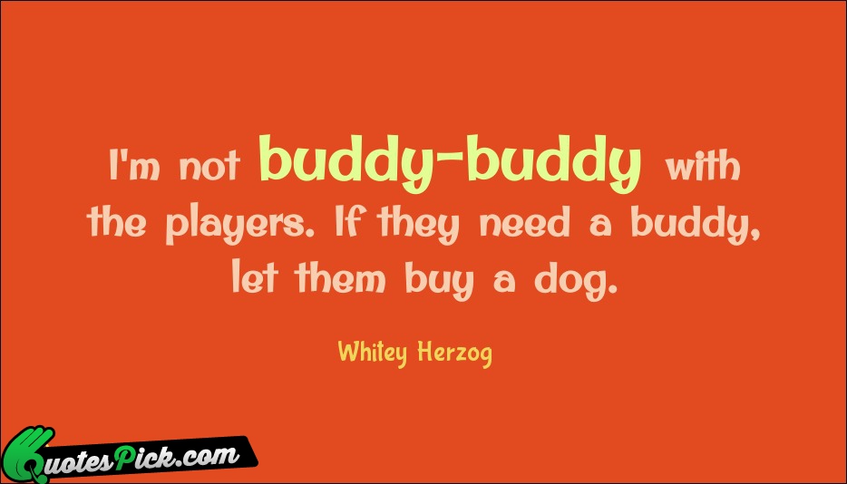 Buddy Quotes