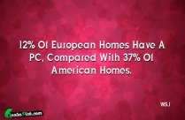 12 Of European Homes Have Quote